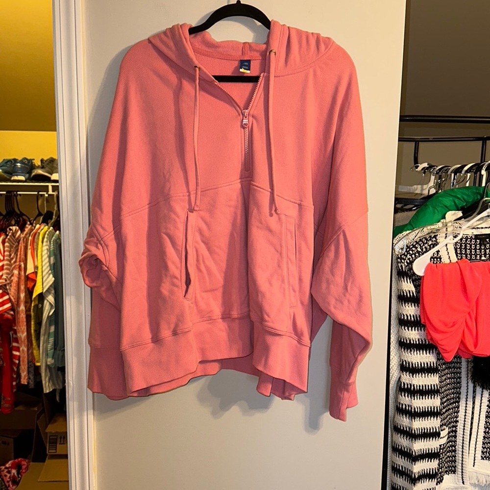 4X Old Navy hoodie quarter zip